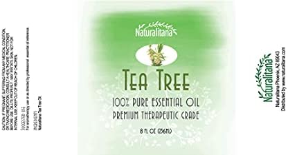 Ola Prima Tea Tree Essential Oil 8oz Pure Bulk - Therapeutic Grade Tea Tree Oil for Aromatherapy