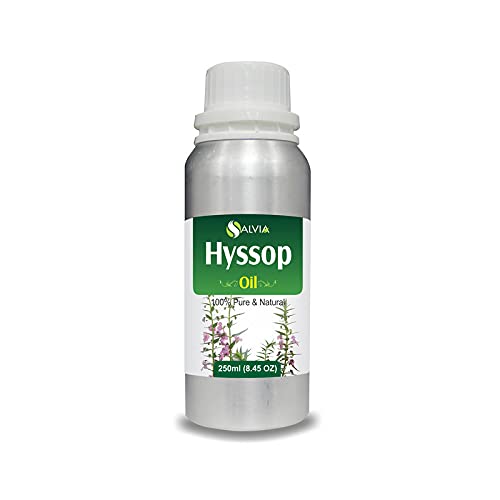 Hyssop (Hyssopus Officinalis) Essential Oil 100% Pure & Natural Undiluted Uncut Oil | Use for Aromatherapy | Therapeutic Grade - 250ml