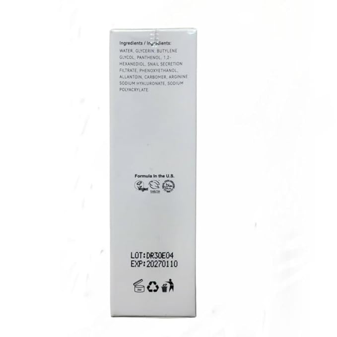 96 Snail Slime Facial Repair Serum, Facial Moisturizing Essence, Snail Secrete Filtrate for Darkening Skin and Fine Lines, Reducing Acne,Anti-aging Facial Serum 30ML