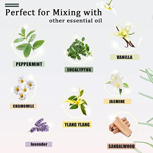 Lemon Essential Oil with Glass Dropper, Great for Aromatherapy, DIY Soap, Humidifier, Candle Making(4Fl oz/118mL)