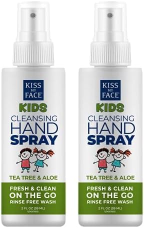 Kiss My Face Hand & Body Lotion - Citrus Scent - Hydrate And Soothe Skin - Vegan & Cruelty-Free - Easy To Use Hand Lotion Pump - Added With Tea Tree And Aloe - 9 fl oz Bottle (Pack of 2)