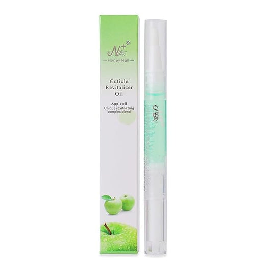 Natural Nail Growth Oil,Nail Growth Oil Pen,Cuticle Oil, Natural Growth Serum For Nails Moisturize -For Growth And Strength, Nail Strengthener For Damaged Nails (Apple oil, 0.18 / Fl Oz)