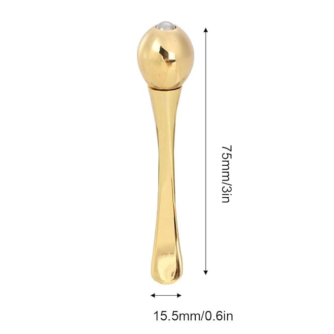 Eye Cream Massage Sticks, Zinc Alloy Eye Cream Applicator Eye Anti Wrinkle Eye Fatigue Relief Massage Stick for Facial-Treatments-and-Masks Cream Scoop DIY Cosmetic Tool