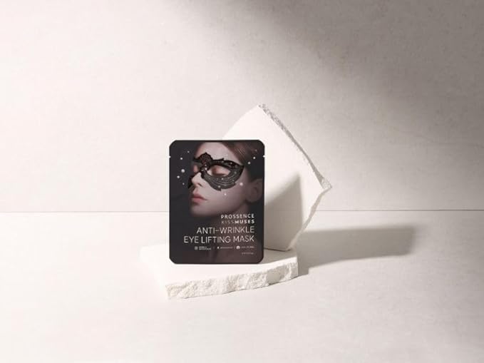 X Prossence Eye Lifting Mask β 7 Pack (8 mL Each) | Firming & Revitalizing Under Eye Treatment for Puffiness, Fine Lines & Dark Circles | Peptides + Fig Extract