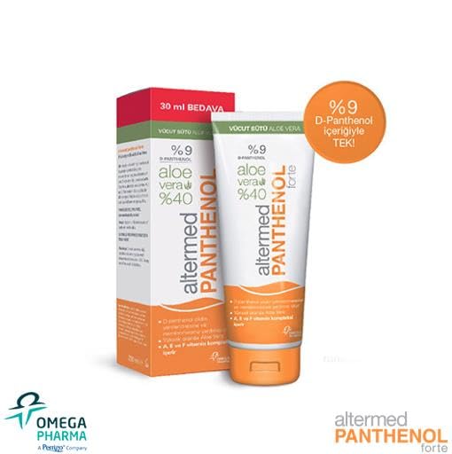 Panthenol ALTERMED FORTE 9 % Body Milk with Aloe, 230 ml