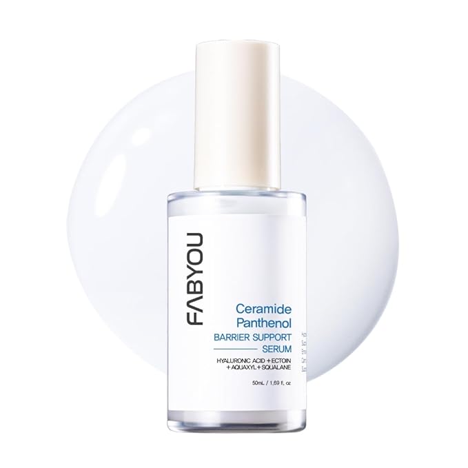 Ceramide Panthenol Skin Barrier Support Serum 1.69 oz β Korean Skin Care for Deep Hydration, Strengthens Skin Barrier, Soothes & Repairs, Gentle for Dry and Sensitive Skin