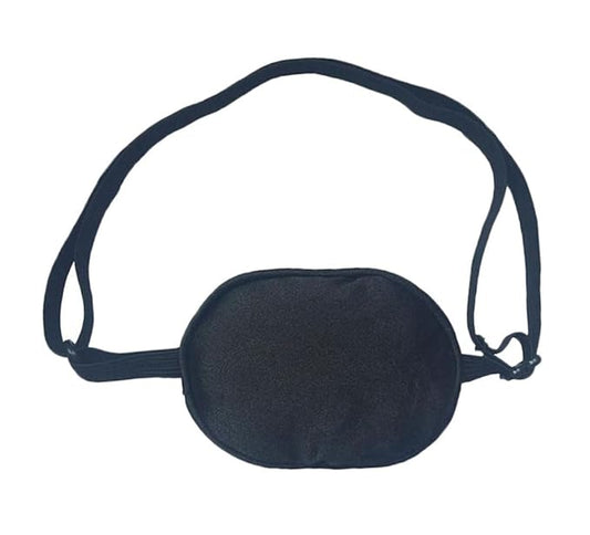 Black Protect Eye Patch Satin Single Eye Patch Lazy Eye Amblyopia Strabismus Eye Masks