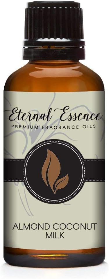 Eternal Essence Oils Almond Coconut Milk 30ml Premium Fragrance Oil - for Candle, Soap Making, Aromatherapy, Diffusers, Home Care, & Humidifiers