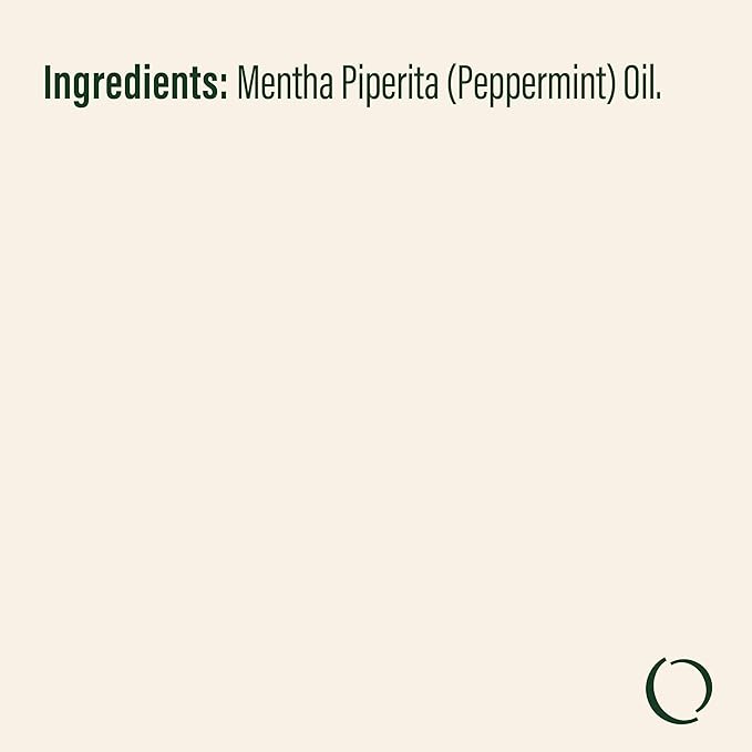 LIVEDROPS 24/7 Confident Peppermint Essential Oil. Made in USA Globally sourced Ingredients. Pure & Natural. Aromatherapy. Dilute in Carrier Oil for The Skin or use in a Diffuser