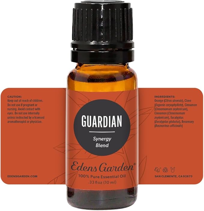Edens Garden Guardian Essential Oil Blend- 100% Pure Premium Grade, Undiluted, Natural, Therapeutic, Aromatherapy, The Best for Diffusing, Skin, Laundry, Humidifiers 10 ml (.33 fl oz)