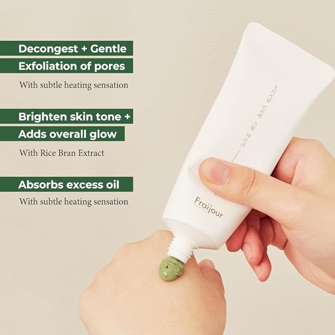 Artemisia Steam Mask – Korean Warming Clay Mask for Deep Pore Cleansing, Acne Control & Oil Balancing, Kaolin & Centella for Inflamed, Oily & Acne-Prone Skin, Detoxifying, 1.76 oz.