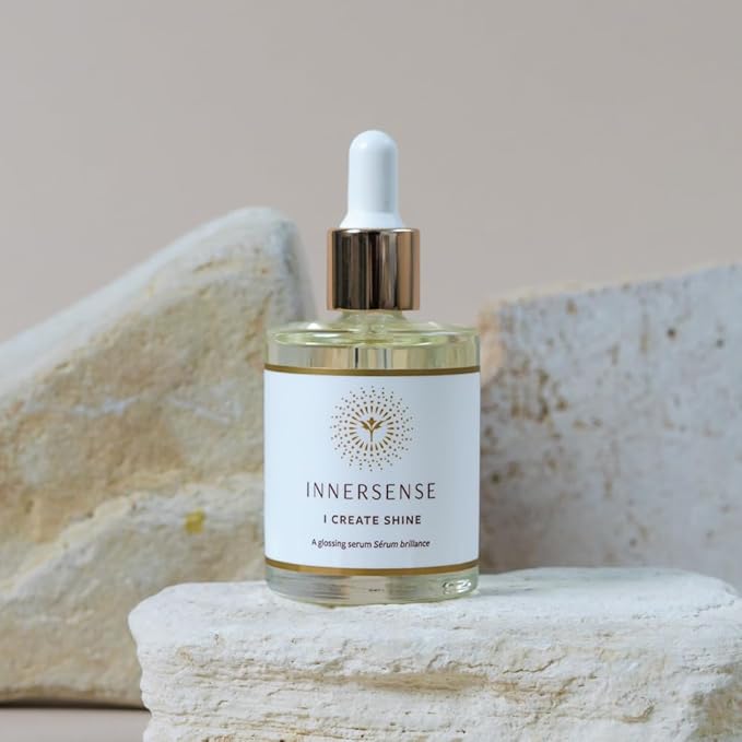INNERSENSE Organic Beauty - Natural I Create Shine Glossing Serum | Non-Toxic, Cruelty-Free, Clean Haircare (1.7 fl oz | 50 ml)