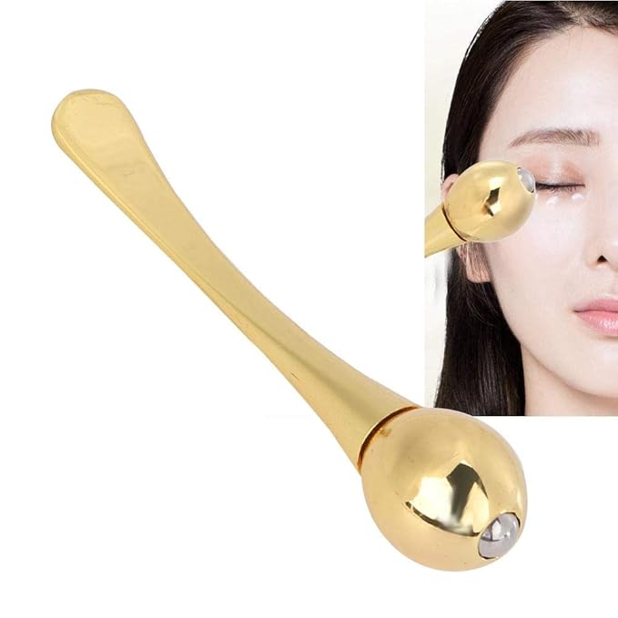 Eye Cream Massage Sticks, Zinc Alloy Eye Cream Applicator Eye Anti Wrinkle Eye Fatigue Relief Massage Stick for Facial-Treatments-and-Masks Cream Scoop DIY Cosmetic Tool