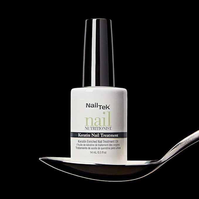 Nail Tek Nail Nutritionist, Keratin Enriched Nail Treatment Oil for Weak and Damaged Nails, 0.5 oz, 2-Pack