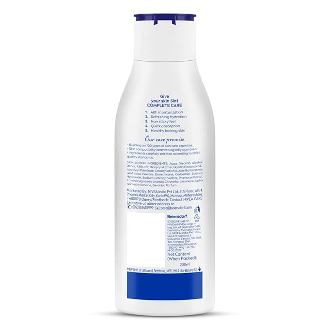 Nivea Aloe Hydration Body Lotion, 200ml.