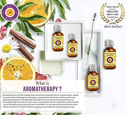 Deve Herbes Pure Saffron Essential Oil (Crocus sativus) with Glass Dropper Steam Distilled 2ml (0.06 oz)