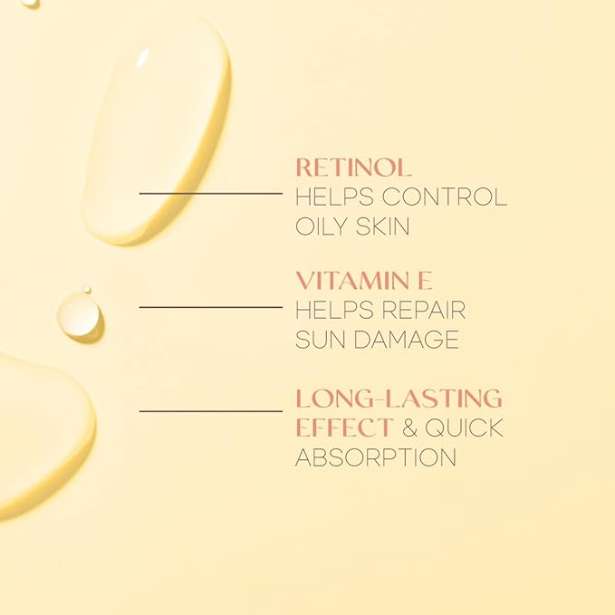 Retinol & Vitamin E Sheet Mask - Anti-Aging, Acne Scar & Hyperpigmentation - Hydrating, Dermatologist Tested Korean Skincare - Clean Beauty, Cruelty-Free, All Skin Types - 5 Masks