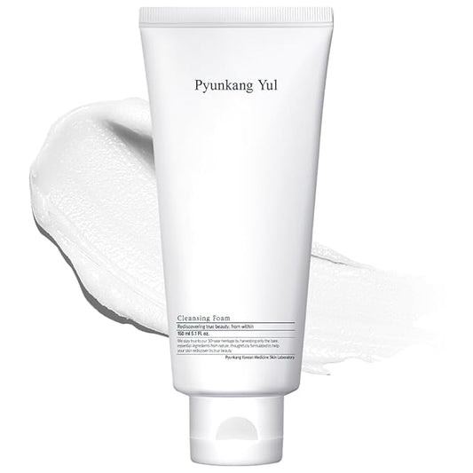 PYUNKANG YUL Cleansing Foam - Korean Facial Wash for All Skin Types - Zero-irritation Face Washer extracted from Coconut - Moisturized Skin & Creating Moisture Barrier after Cleansing - 5.1 Fl. Oz