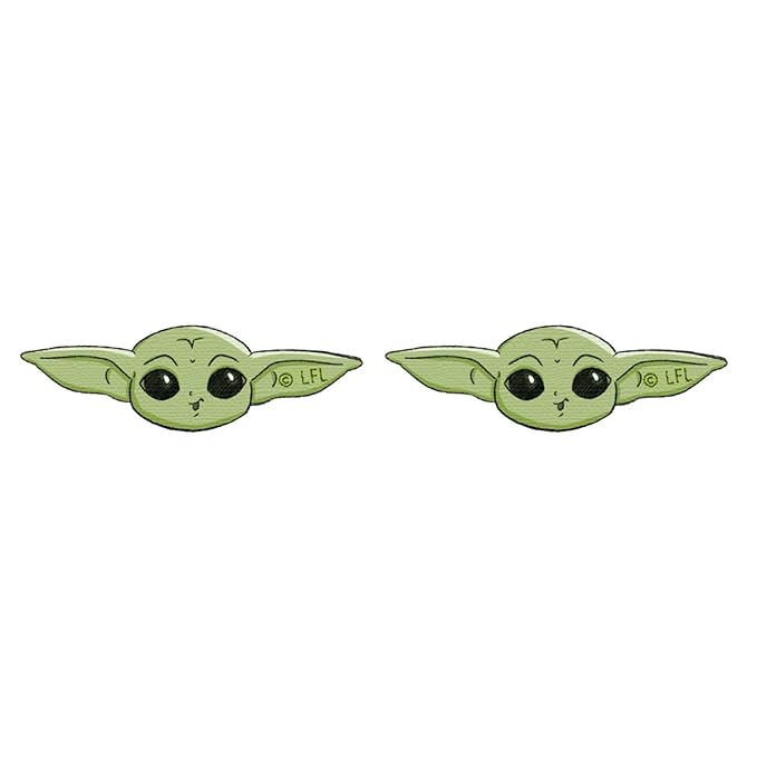 MAD Beauty Star Wars Grogu Under Eye Patches Mandalorian the Child, Baby Yoda Character Design | Aloe vera, Coconut | Dark Circles, Puffy Eyes, Refreshing | Fun Cute Skincare Gift for Women Men