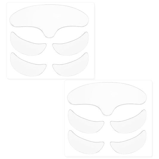 10 Pcs Forehead Wrinkles Patches Reusable Anti Wrinkle Patches Wrinkle Remover Mask Silicone Face Tape Smooth Fine Lines Wrinkles Treatment for Women Facial Beauty Skincare