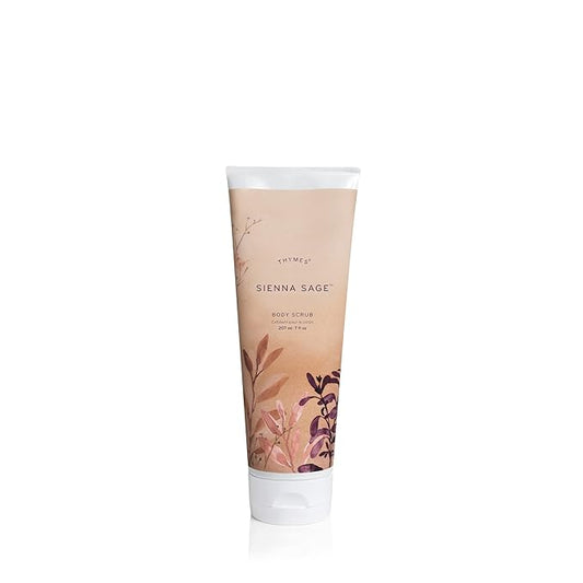 Thymes Sienna Sage Body Scrub - Moisturizing and Exfoliating Body Scrub for Skin Care Routine (7 Fl Oz)