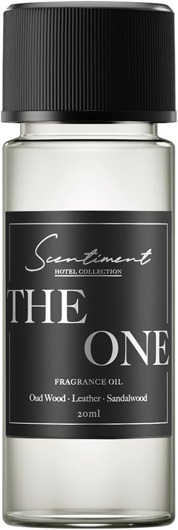 The One Hotel Diffuser Oil | Aromatherapy Fragrance Inspired by 5-Star Hotels | Notes of Cardamom, Leather, Lemon with Cinnamon & Sandalwood (20 mL)