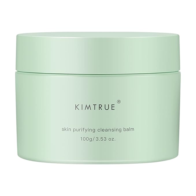 Kimtrue Makeup Cleansing Balm, Skin Purifying Makeup Remover Balm for Oily Skin, Gentle Facial Cleanser, Hydrate & Moisturize, 100g/3.53oz