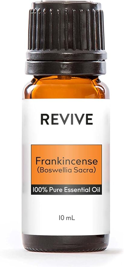 Frankincense Boswellia Sacra 10mL Essential Oil by Revive Essential Oils - 100% Pure Therapeutic Grade, for Diffuser, Humidifier, Massage, Aromatherapy, Skin & Hair Care