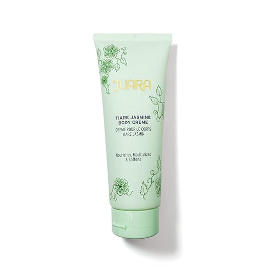 Juara - Tiare Jasmine Body Creme | Moisturizing Lotion | Dry Skin Hydration | Skin, Hands and Feet Cream | Soothing Skincare Balm | Cruelty Free, Paraben, Sulfate Free, Vegetarian | 8 oz