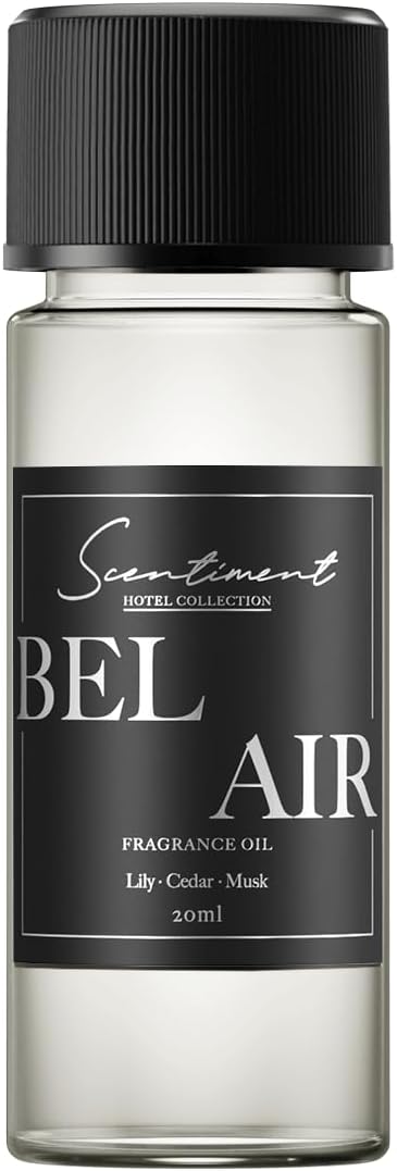 Bel Air Hotel Diffuser Oil | Aromatherapy Home Fragrance | Luxurious Scent with Notes of Lily, Cedar, Musk, 20ml