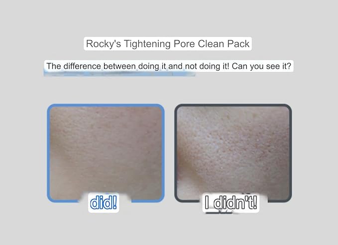 Pore Tightening & Cleaning Mask (5.3oz) - Deep Cleansing Mask for Blackhead Removel, Pore Reducing & Tightening. Kaolin, Allantoin, Bentonite. Korean Skin Care