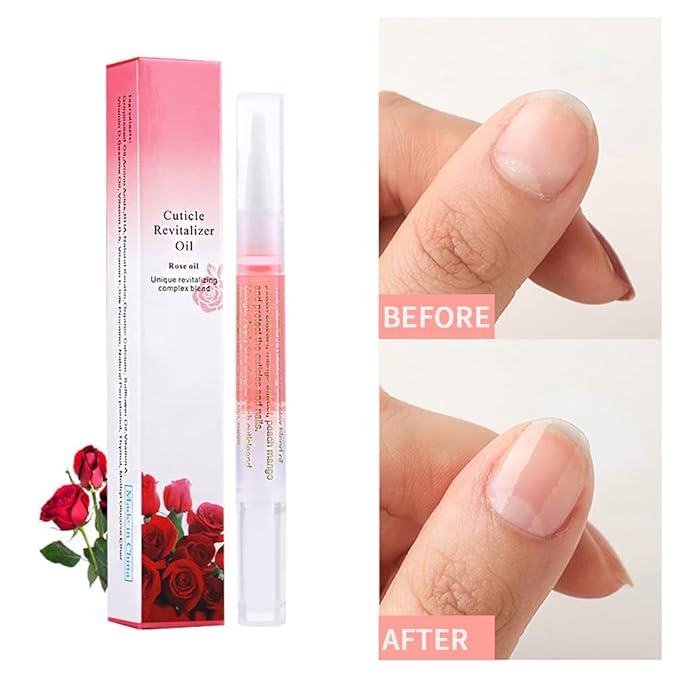 6Pcs Nail Cuticle Oils Nutrition Oil Pen Nail Nourishment Pens 6Smell Cuticle Revitalizer for Agnail Nourish Skin Nail Care