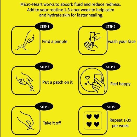 Yellow Stars Acne Patches, Hydrocolloid Pimple Patch For Face, 28 Count, All Skin Types