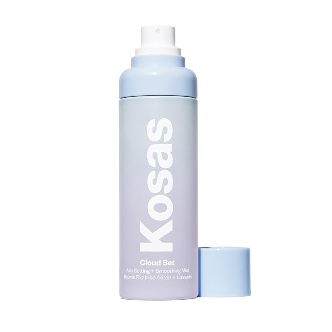 Kosas Cloud Set Airy Setting Spray,+ Smoothing Mist – Hydrating Makeup Spray, Alcohol Free, Oil Free, 12-Hour Hold, Minimizes Appearance of Pores,Lightweight Refreshing Face Mist for All Skin Types