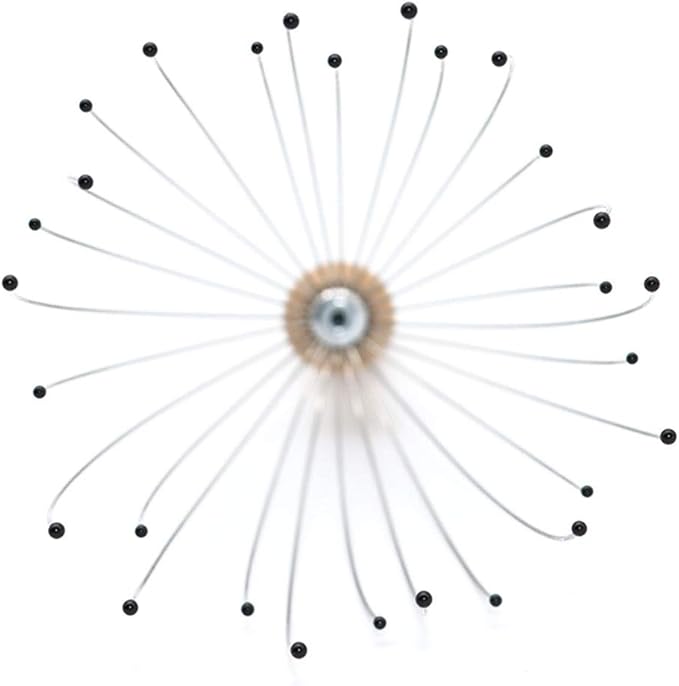 USAGA 28 Finger Head Scratcher, Head Massager, Scalp Massager for Scalp Body Relaxing Wood Handle (2 Pack)