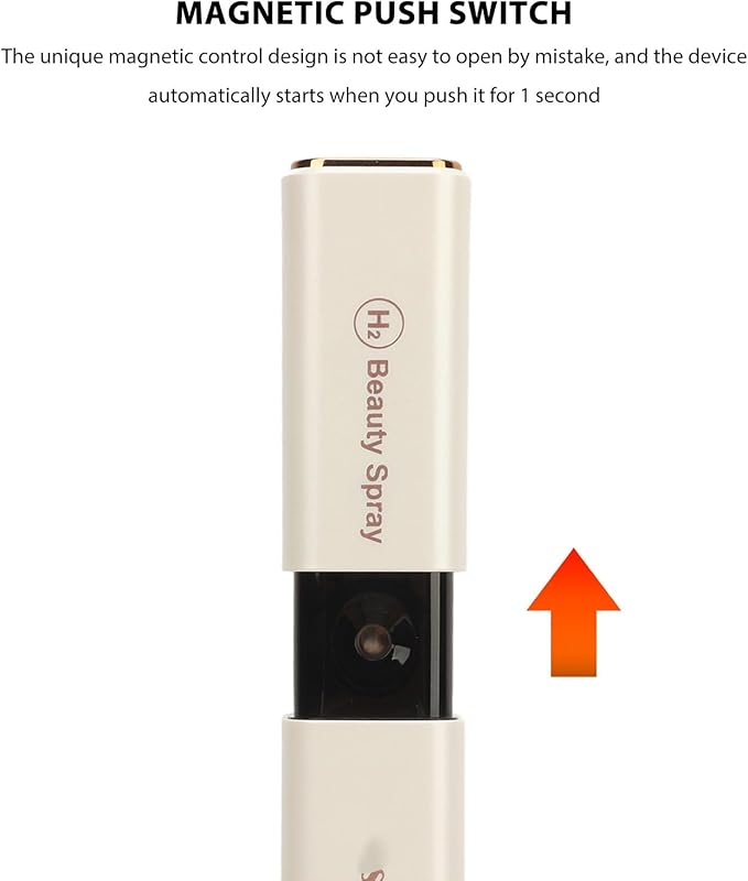 Nano Facial12ml White Mini Face Humidifier, Portable USB Rechargeable Face Humidifier for Hydration Skin Care