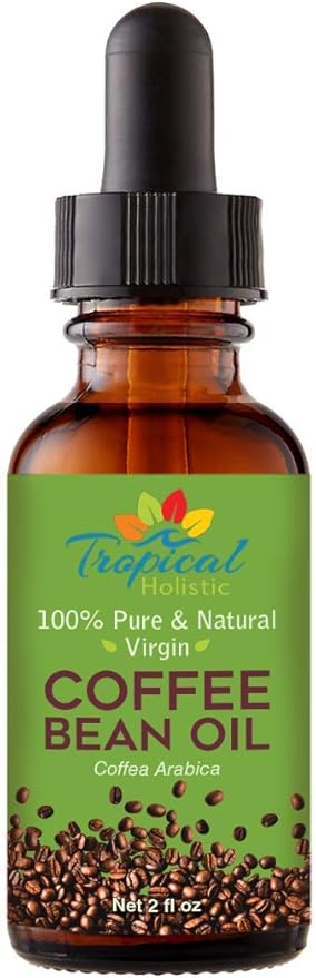 100% Pure Roasted Coffee Bean Oil (2 fl oz) - Virgin, Cold Pressed, Unrefined - Ideal Coffee Oil for Massage, Soap Making, Hair, Skin and Nails