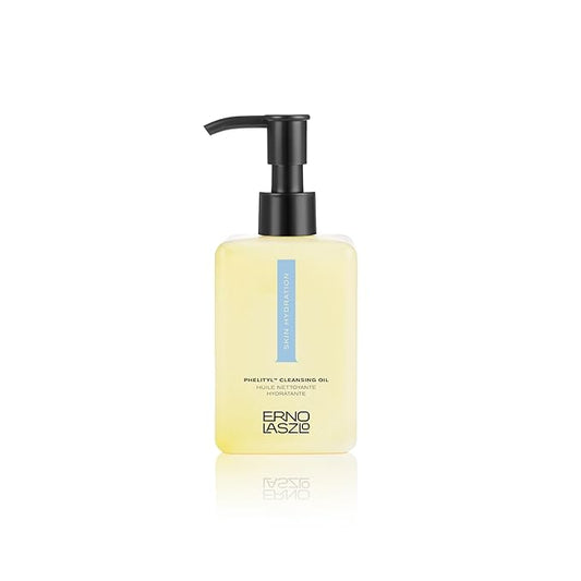 Erno Laszlo Hydra-Therapy Phelityl Cleansing Oil, Gentle Facial Oil Dissolves Impurities, Oil Cleanser for Face, Deeply Hydrates Complexion, 6.4 Fl Oz