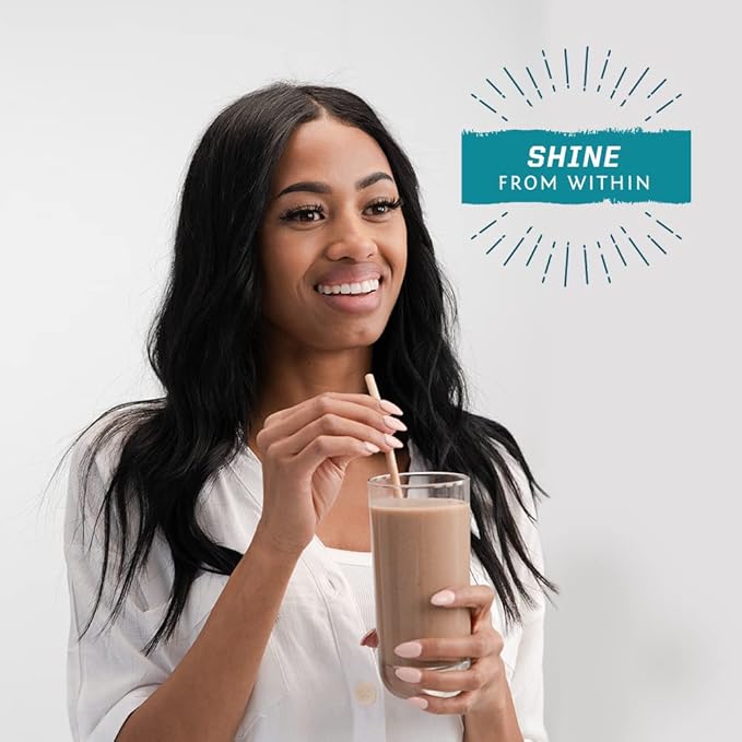 Vegan Collagen Protein Powder for Women | Plant Based Collagen Powder Coffee Flavor with Vegan Hair Skin and Nails Vitamins | Non-GMO No Added Sugar Soy Dairy & Gluten Free (Coffee, 20 Servings)