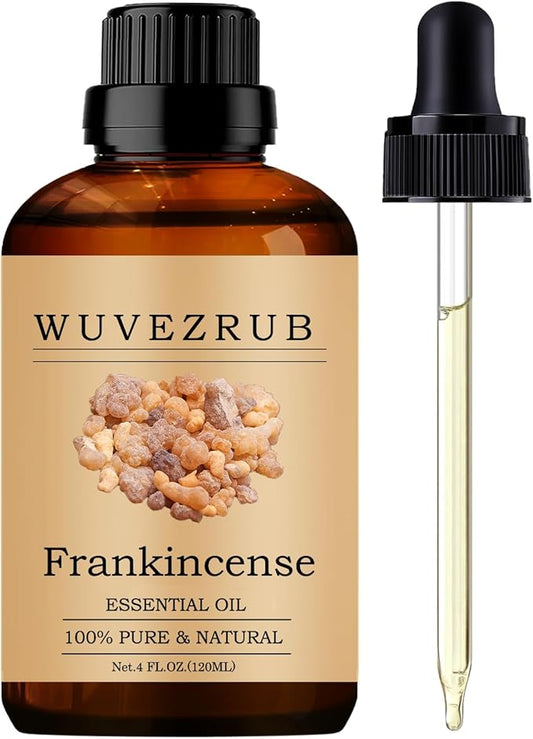 Frankincense Essential Oils 120ML, Pure Frankincense Essential Oil for Aromatherapy Diffuser - 4 Fl Oz