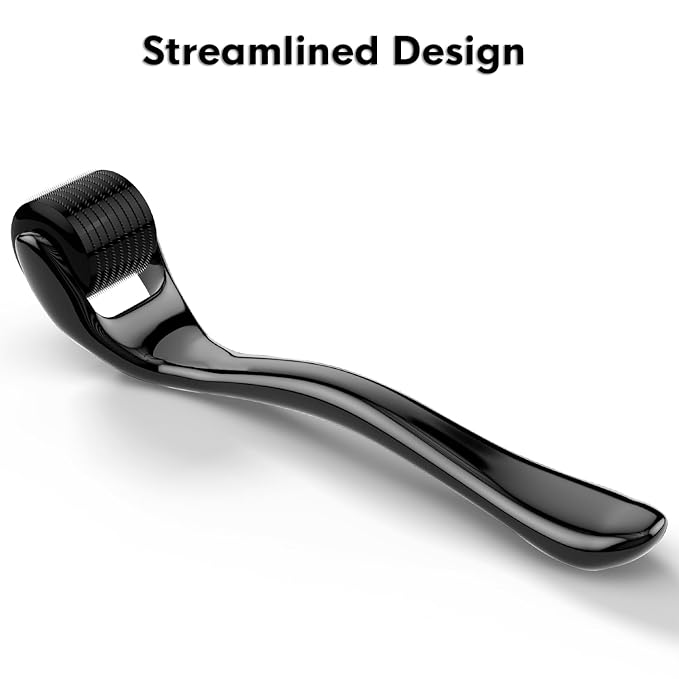 540 Titanium Derma Roller For Face Hair Beard,Scalp Derma Roller ,Beard Microneedle Roller,Personal Use Microneedling Roller Microdermabrasion Cosmetic Beauty Instrument Self-Care Gifts For Men Women