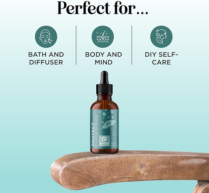 Thieves Myth Pure Essential Oil Blend - Purification Blend for Diffuser of Undiluted Cinnamon Eucalyptus Lemon Rosemary and Clove Essential Oil - Cleansing Aromatherapy Diffuser Oil 2oz