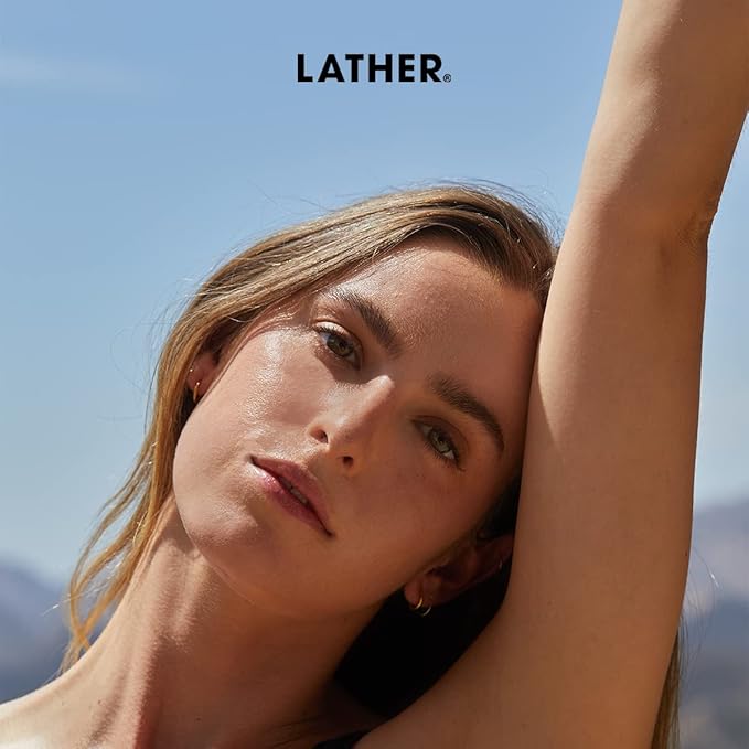 LATHER Toning Eye Gel With Peptides - Hydrating Under-Eye Gel - Cool & Firm Puffy Eyes, Under Eye Bags, Crows Feet & Dark Circles - 0.5 Fl Oz