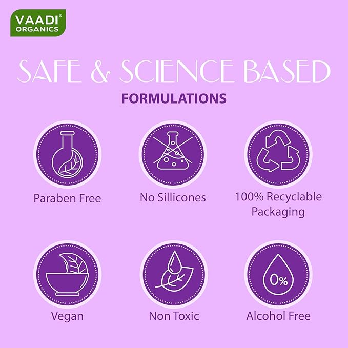 Vaadi herbals Natural Under Eye Cream - Almond Oil & Cucumber extract - Reduces the Appearance of Fine Lines and Wrinkles - Paraben Free - Sulfate Free - Unisex - All Skin Type - ( 30 GMS )