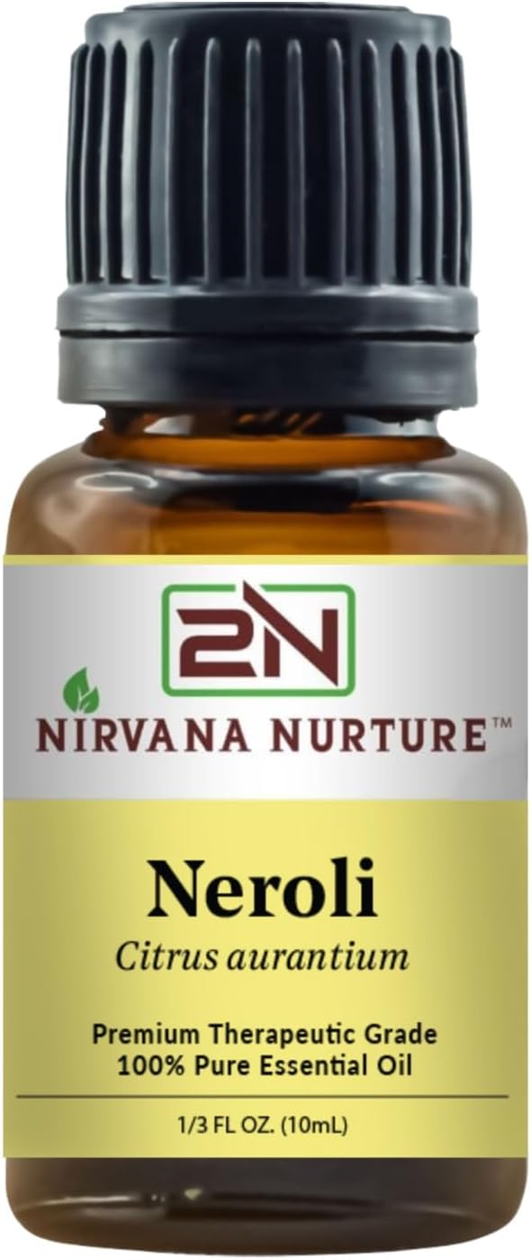 Neroli Essential Oil 100% Pure Premium Therapeutic Grade, Undiluted - Aromatherapy Diffuser for Calm and Relaxation, Skin Care, Hair Care