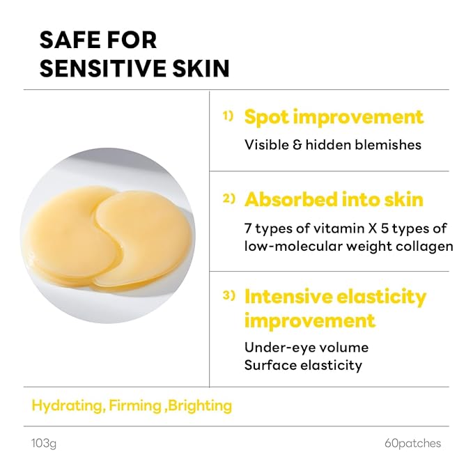 Mediheal Vita Collagen Under Eye Patches & Watermide Moisture Pad for Deep Moisturization