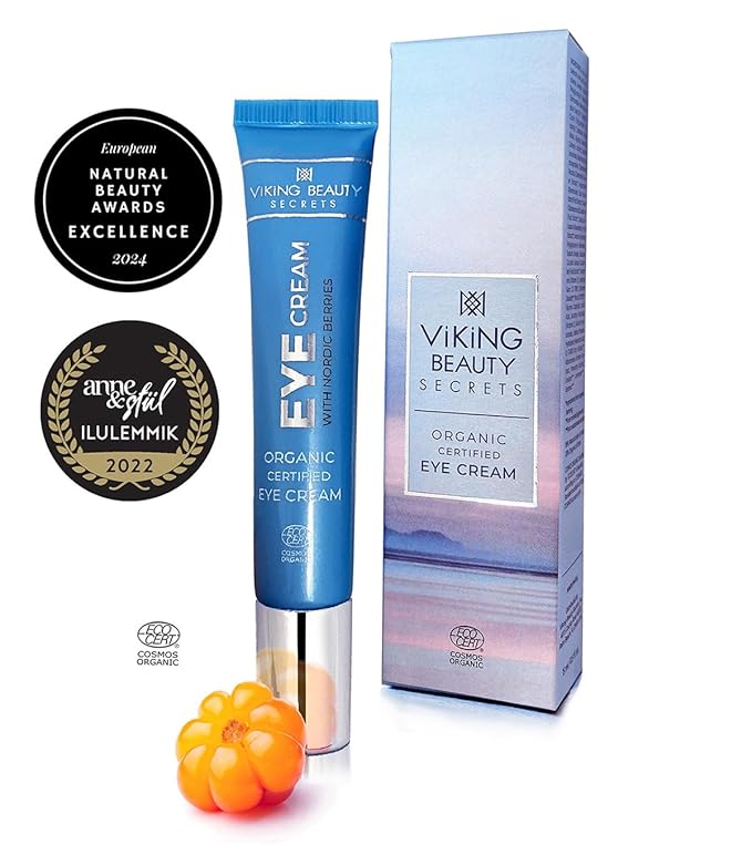 Eye Cream - Hyaluronic Acid and Nordic Berry Infused Eye Cream - Under Eye Cream for Reducing Dark Circles and Fine Lines - Hydrating Eye Cream for Daily Use
