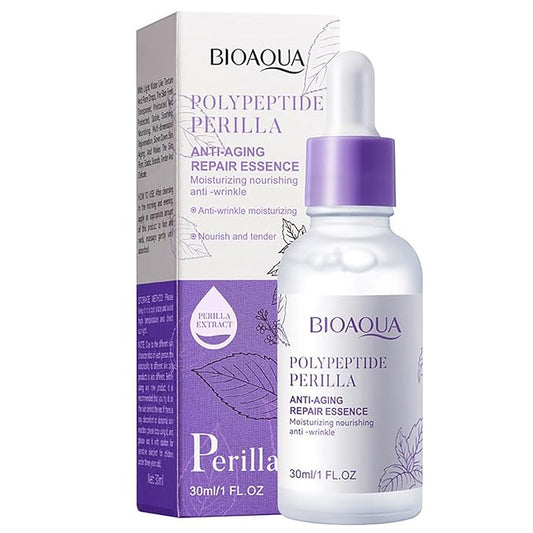 BIOAQUA Polypeptide Perilla Anti-Aging Serum Repair Facial Essence Moisturizing Nourishing Anti-Wrinkle Face Skin Care 30ml / 1fl.oz