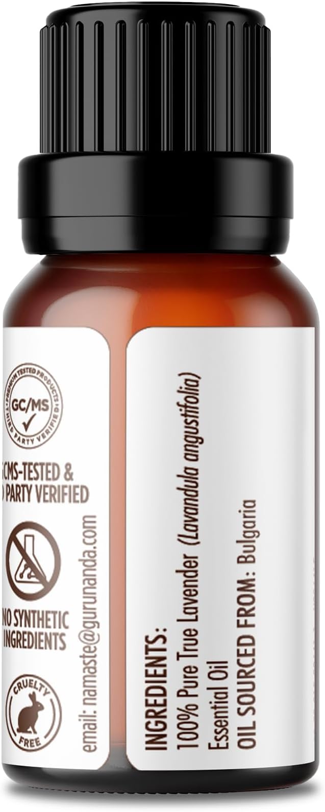 GuruNanda Lavender Essential Oil - 100% Pure, Natural & Undiluted Aromatherapy Oil for Diffusers, Massage & DIY Recipes - Helps to Relax (2x0.5 Fl Oz)