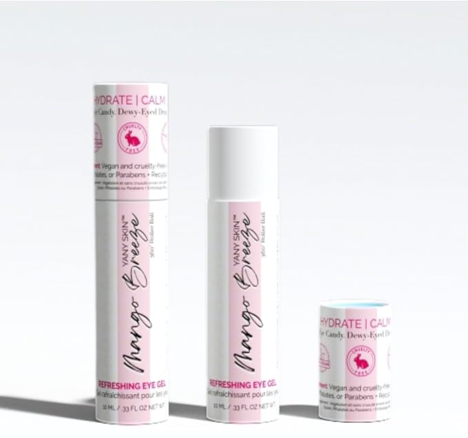 Mango Breeze Refreshing Eye Serum – Hydrating & Brightening Under-Eye Treatment for Dark Circles, Puffiness, and Fine Lines | Vegan, Cruelty-Free, Soothing Dual-Action Formula